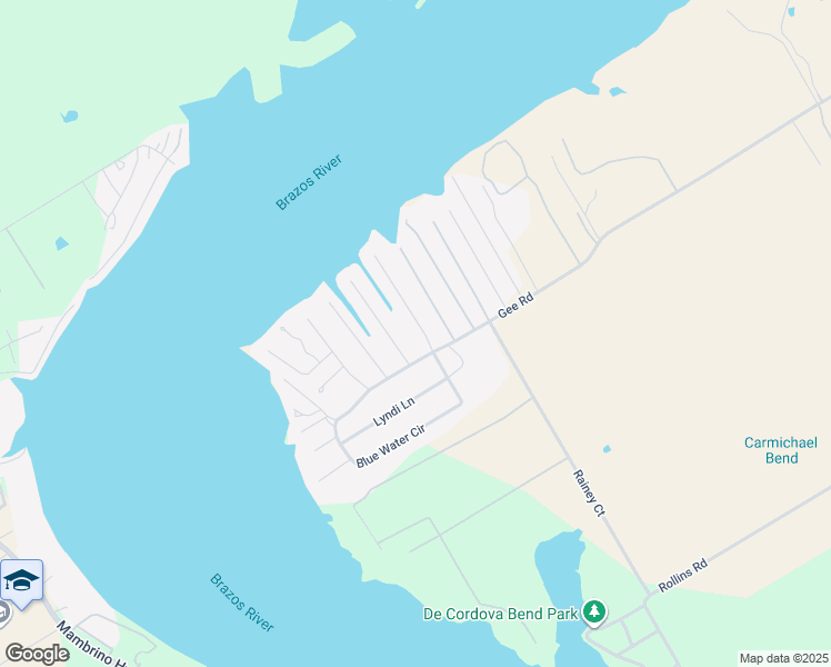 map of restaurants, bars, coffee shops, grocery stores, and more near 6618 Blue Water Court in Granbury