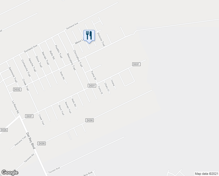map of restaurants, bars, coffee shops, grocery stores, and more near 5070 Chato Court in Las Cruces