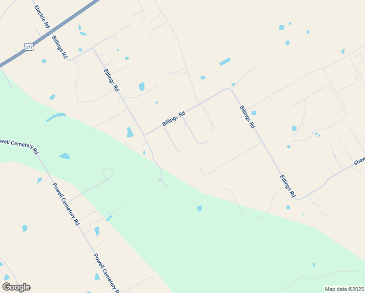 map of restaurants, bars, coffee shops, grocery stores, and more near 1221 Billings Road in Tolar
