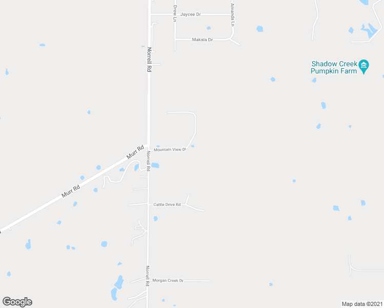 map of restaurants, bars, coffee shops, grocery stores, and more near 3560 Mountain View Drive in Venus