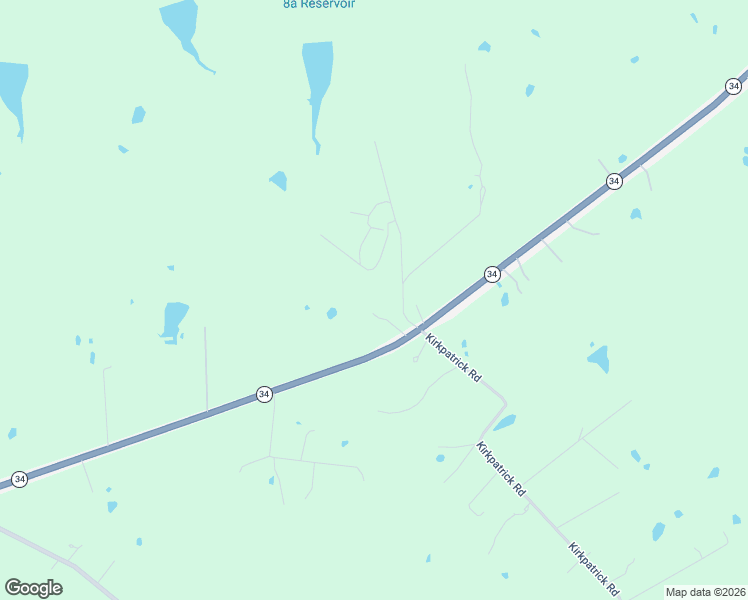 map of restaurants, bars, coffee shops, grocery stores, and more near 5714 Texas 34 in Ennis