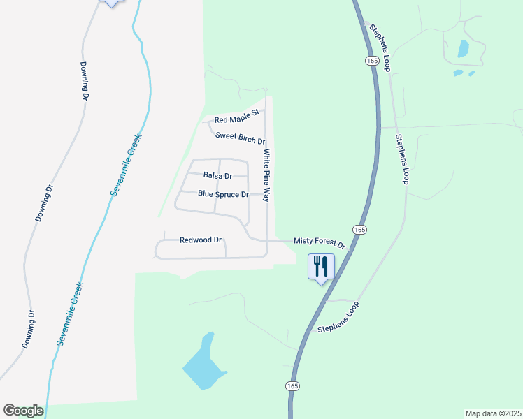 map of restaurants, bars, coffee shops, grocery stores, and more near 14 Red Maple Street in Phenix City