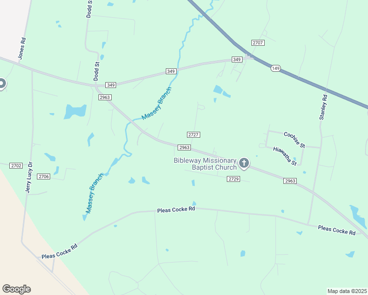 map of restaurants, bars, coffee shops, grocery stores, and more near 203 Sexton Road in Longview