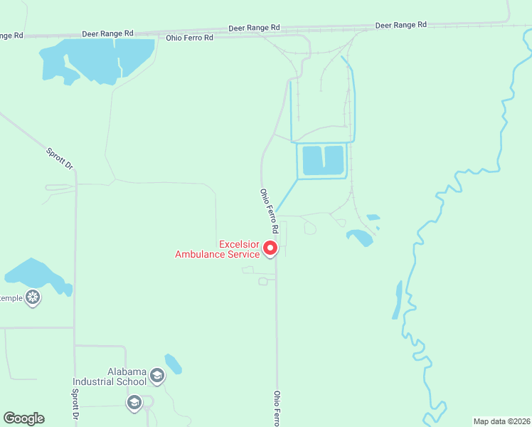 map of restaurants, bars, coffee shops, grocery stores, and more near Ohio Ferro Road in Montgomery