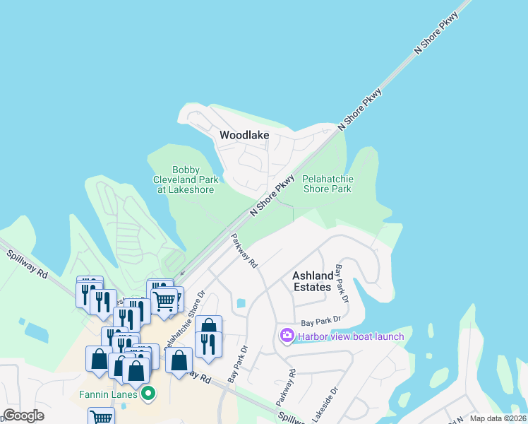 map of restaurants, bars, coffee shops, grocery stores, and more near 100-198 Timbercrest Lane in Brandon