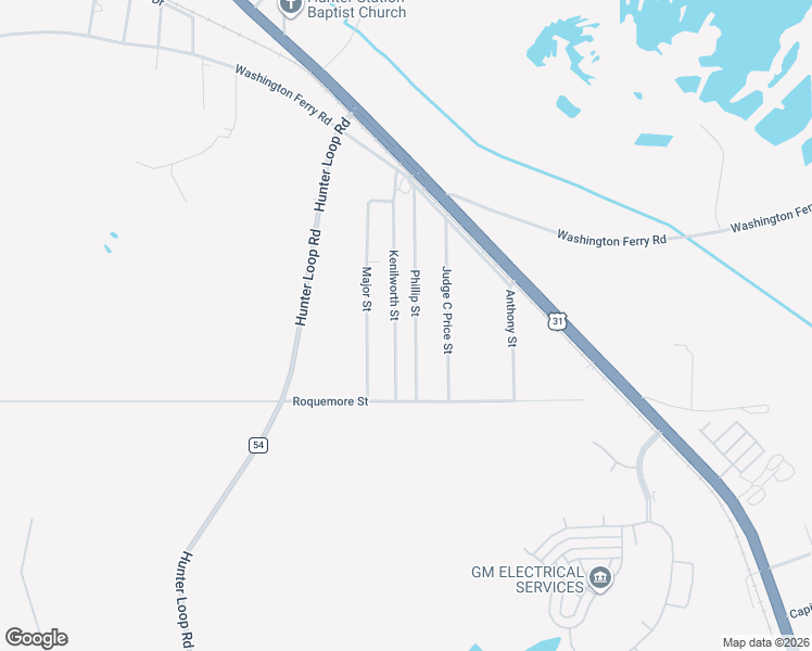 map of restaurants, bars, coffee shops, grocery stores, and more near 111 Phillip Street in Montgomery