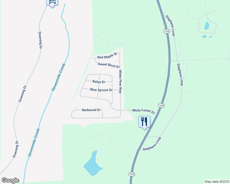 map of restaurants, bars, coffee shops, grocery stores, and more near 14 Red Maple Street in Phenix City