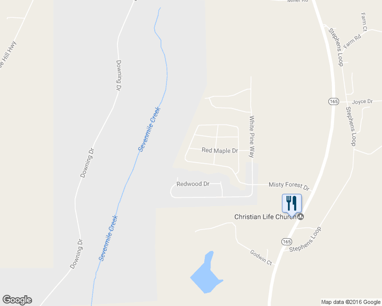 map of restaurants, bars, coffee shops, grocery stores, and more near 104 Blue Spruce Drive in Phenix City