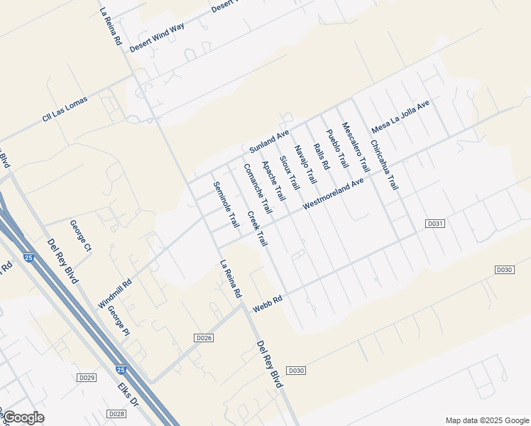 map of restaurants, bars, coffee shops, grocery stores, and more near 5211 Comanche Trail in Las Cruces