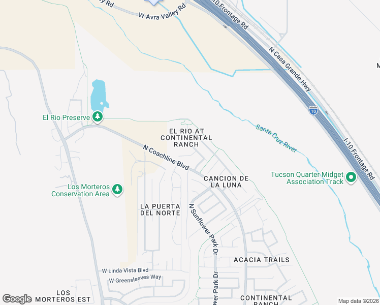 map of restaurants, bars, coffee shops, grocery stores, and more near 7816 West Lees Ferry Court in Tucson