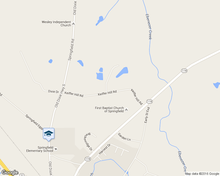 map of restaurants, bars, coffee shops, grocery stores, and more near 300 Keiffer Hill Road in Springfield