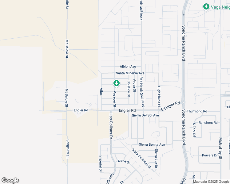 map of restaurants, bars, coffee shops, grocery stores, and more near Santa Marcella Avenue in Las Cruces