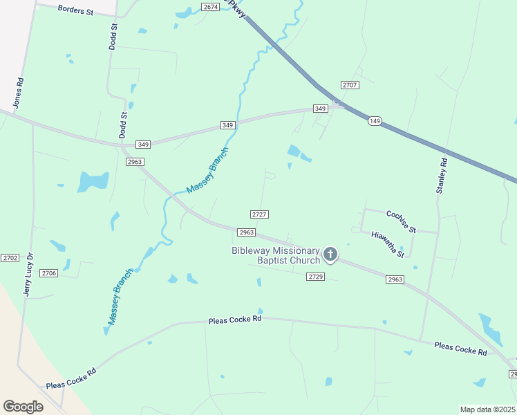 map of restaurants, bars, coffee shops, grocery stores, and more near 203 Sexton Road in Longview