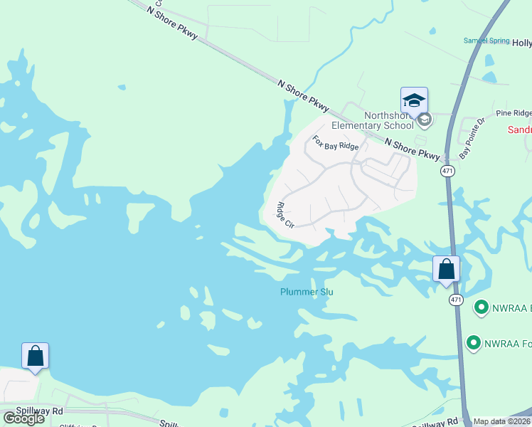 map of restaurants, bars, coffee shops, grocery stores, and more near 1115 Foxpoint in Brandon