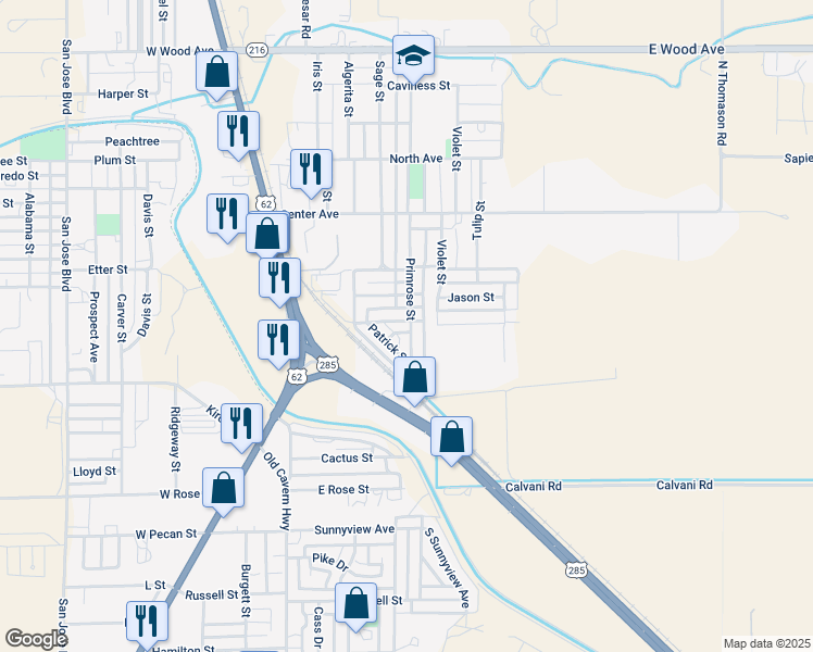 map of restaurants, bars, coffee shops, grocery stores, and more near 816 Jeffrey Street in Carlsbad
