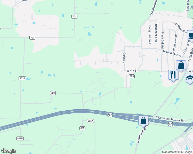 map of restaurants, bars, coffee shops, grocery stores, and more near 1205 Honeysuckle Drive in Keene