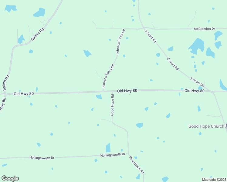 map of restaurants, bars, coffee shops, grocery stores, and more near 6501 Old Highway 80 in Lake