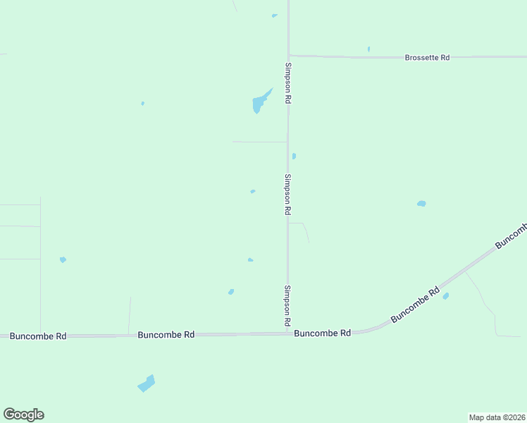 map of restaurants, bars, coffee shops, grocery stores, and more near 9288 Simpson Road in Shreveport
