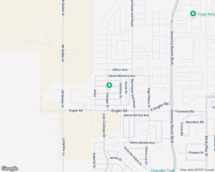 map of restaurants, bars, coffee shops, grocery stores, and more near Santa Cecilia Avenue in Las Cruces