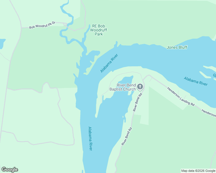 map of restaurants, bars, coffee shops, grocery stores, and more near 6571 Henderson Road in Lowndesboro