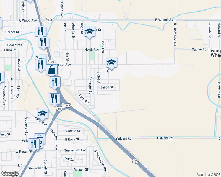map of restaurants, bars, coffee shops, grocery stores, and more near 1005 Jason Street in Carlsbad