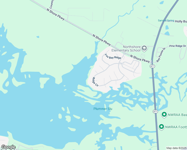 map of restaurants, bars, coffee shops, grocery stores, and more near 509 Ridge Circle in Brandon