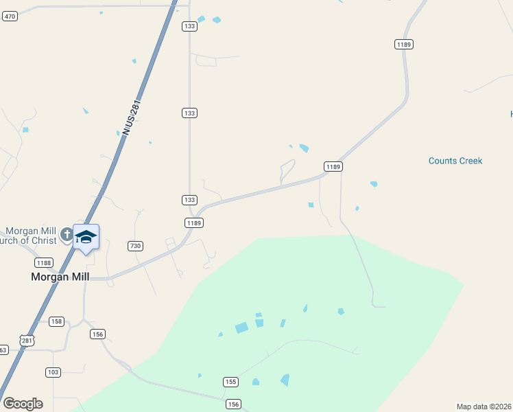 map of restaurants, bars, coffee shops, grocery stores, and more near 1704 East Fm1188 in Stephenville