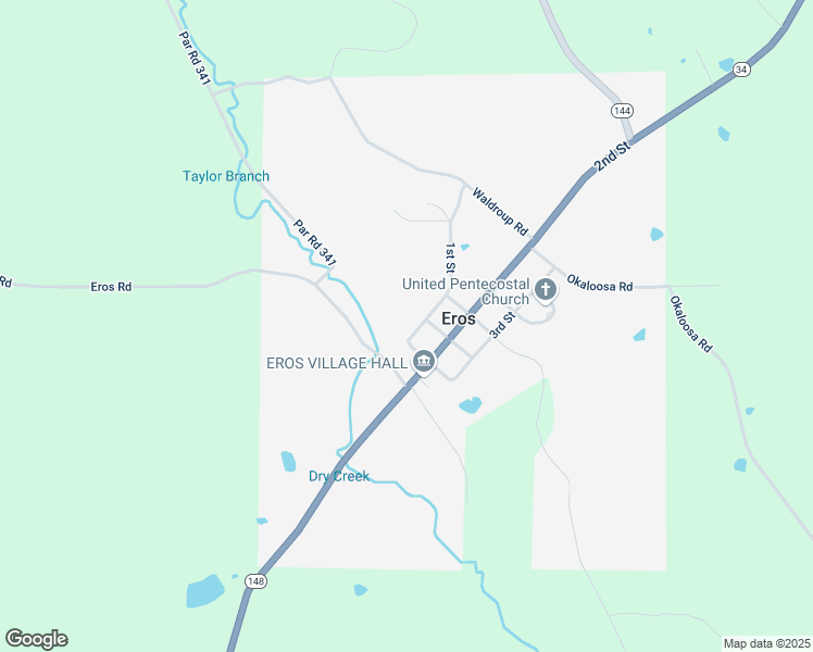 map of restaurants, bars, coffee shops, grocery stores, and more near 1400-1498 1st Street in Eros