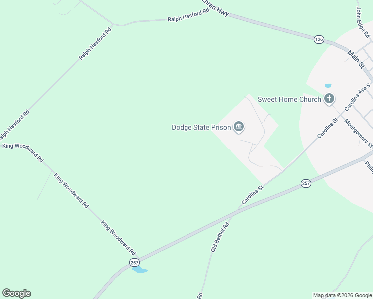 map of restaurants, bars, coffee shops, grocery stores, and more near Prison Drive in Chester