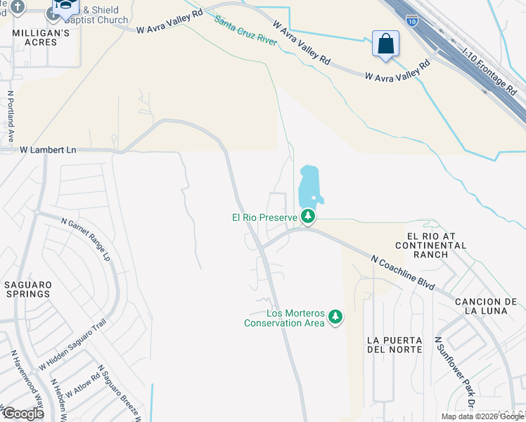 map of restaurants, bars, coffee shops, grocery stores, and more near 10219 North Onyx Moon Drive in Tucson