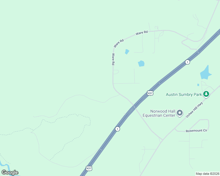 map of restaurants, bars, coffee shops, grocery stores, and more near 164 Ware Road in Phenix City