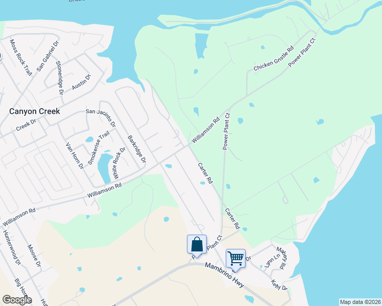 map of restaurants, bars, coffee shops, grocery stores, and more near 5902 Carter Road in Granbury