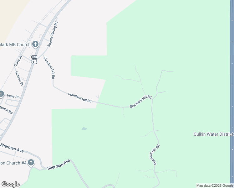 map of restaurants, bars, coffee shops, grocery stores, and more near 1260 Standard Hill Road in Vicksburg