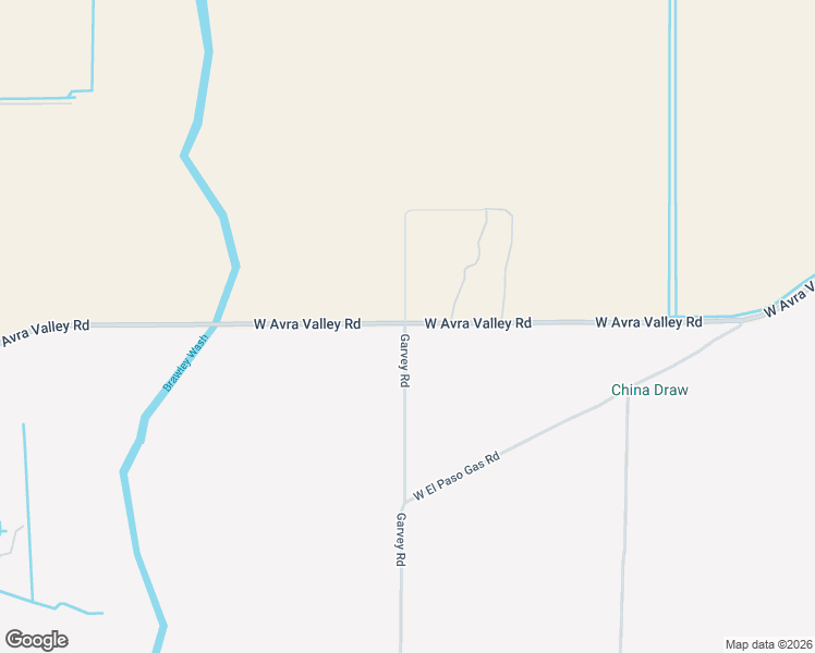 map of restaurants, bars, coffee shops, grocery stores, and more near Garvey Road in Marana