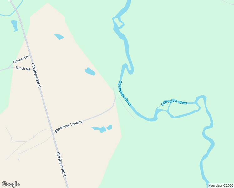 map of restaurants, bars, coffee shops, grocery stores, and more near 135 Shearouse Landing Road in Brooklet