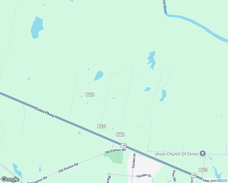 map of restaurants, bars, coffee shops, grocery stores, and more near 474 County Road 2764 in Longview