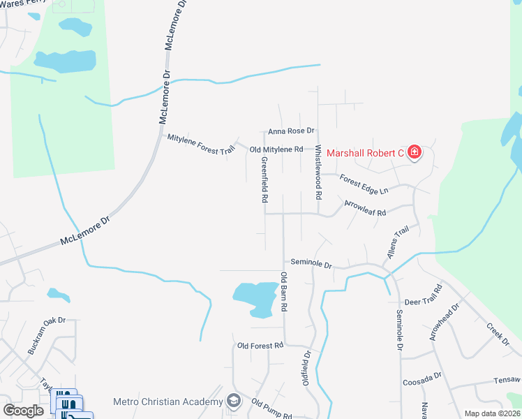map of restaurants, bars, coffee shops, grocery stores, and more near 7277 Greenfield Rd in Montgomery