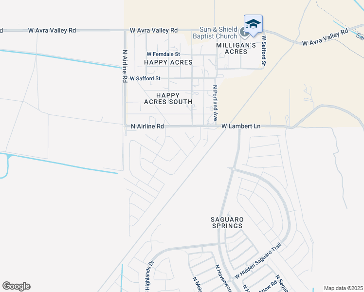 map of restaurants, bars, coffee shops, grocery stores, and more near 9156 Senita Bloom Way in Marana