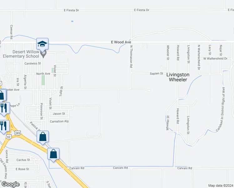 map of restaurants, bars, coffee shops, grocery stores, and more near 2215 Turner Street in Carlsbad