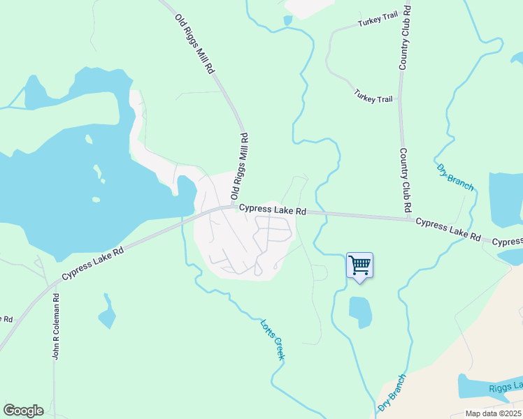 map of restaurants, bars, coffee shops, grocery stores, and more near 13 Cypress Lake Trailer Park in Statesboro