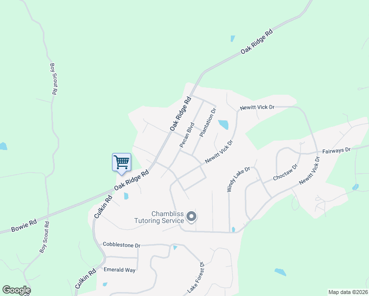 map of restaurants, bars, coffee shops, grocery stores, and more near 209 Pecan Boulevard in Vicksburg