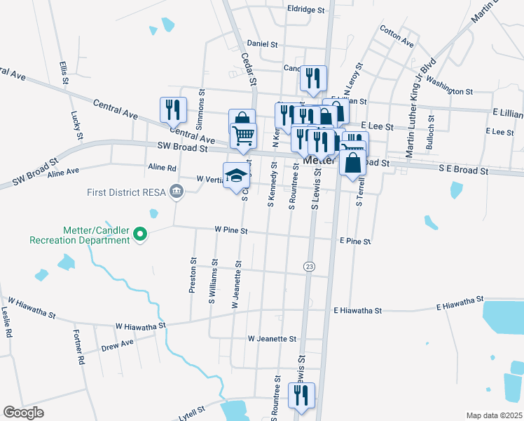 242 South Kennedy Street, Metter GA Walk Score