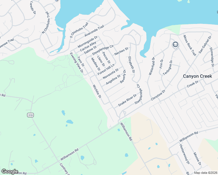 map of restaurants, bars, coffee shops, grocery stores, and more near 2207 Beverly Drive in Granbury