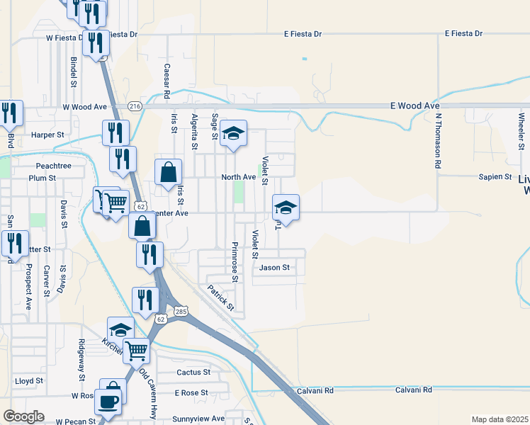 map of restaurants, bars, coffee shops, grocery stores, and more near 1000 Center Avenue in Carlsbad
