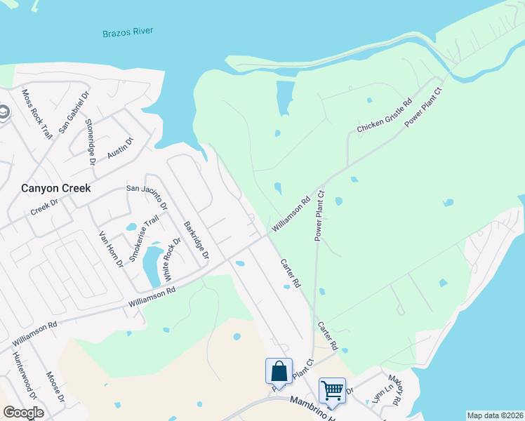 map of restaurants, bars, coffee shops, grocery stores, and more near 5719 Murphy Court in Granbury