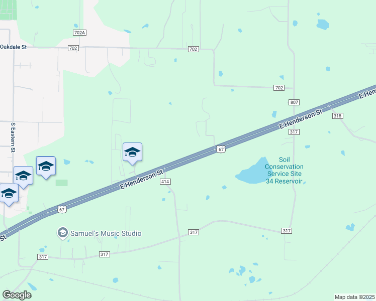 map of restaurants, bars, coffee shops, grocery stores, and more near 3809 U.S. 67 in Cleburne
