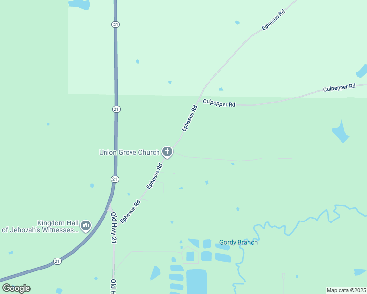 map of restaurants, bars, coffee shops, grocery stores, and more near 559 Ephesus Road in Forest