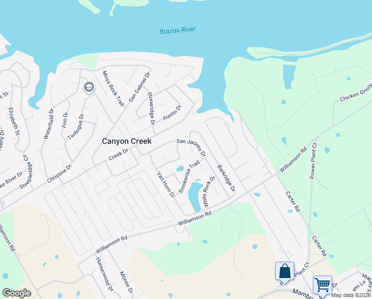 map of restaurants, bars, coffee shops, grocery stores, and more near 5504 San Jacinto Drive in Granbury