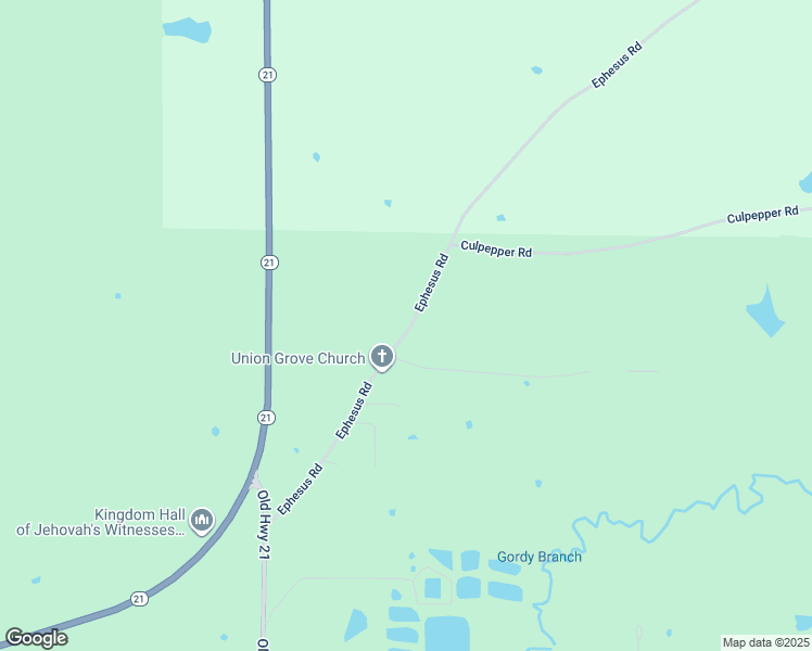 map of restaurants, bars, coffee shops, grocery stores, and more near 559 Ephesus Road in Forest