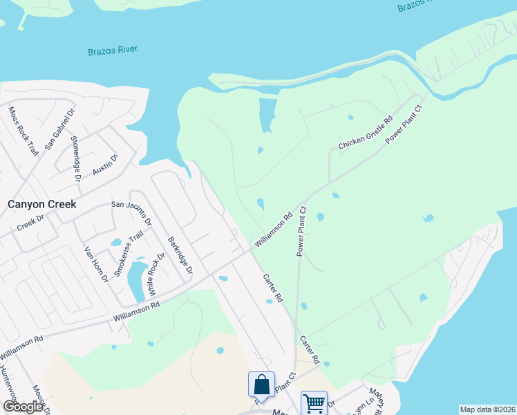 map of restaurants, bars, coffee shops, grocery stores, and more near 5719 Murphy Court in Granbury